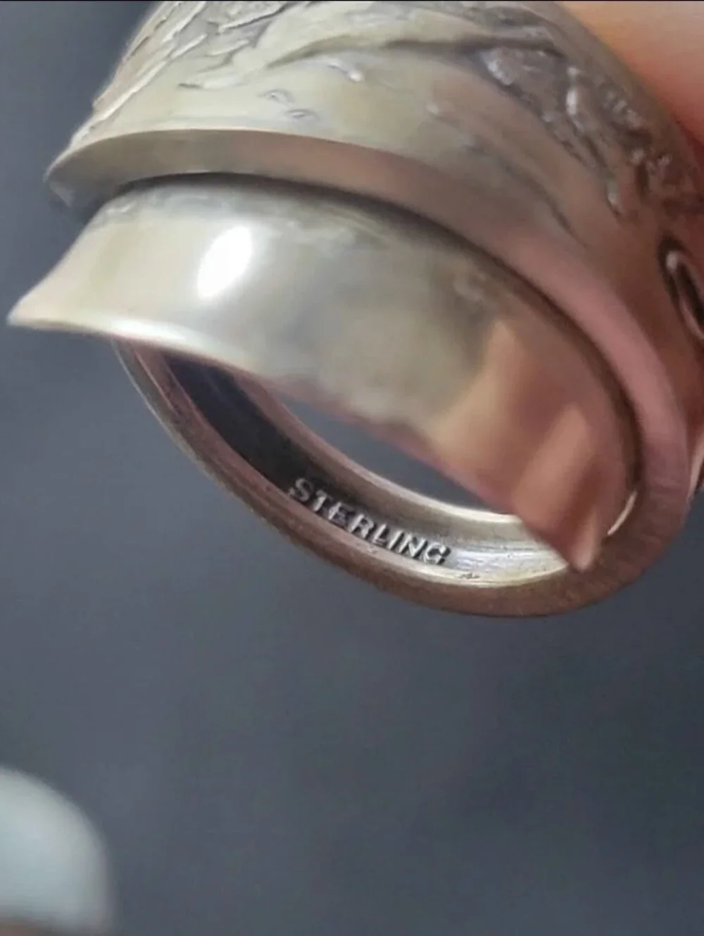 Sterling Silver | Oregon Coast | Spoon Ring | Size 8.